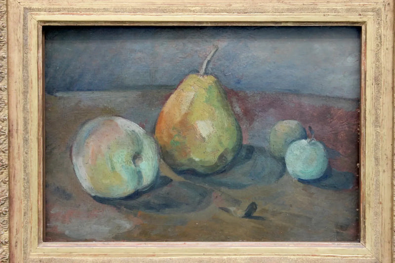 Nature morte, poires et pommes vertes - Paul Cézanne