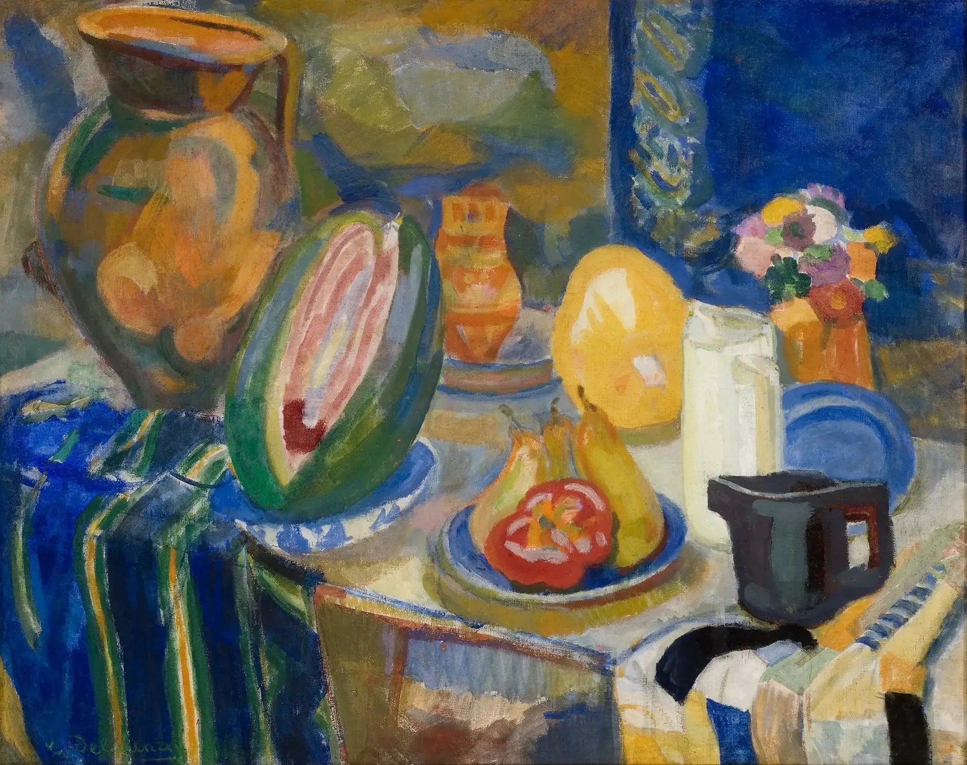 Nature morte portugaise - Robert Delaunay image 1 tableau peint à l’huile sur toile