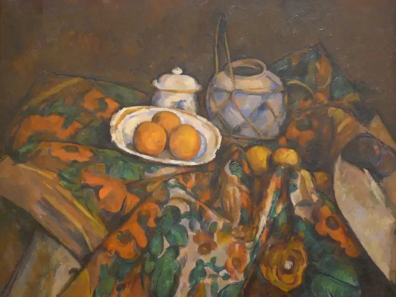 Nature morte, pot de gingembre, sucrier et oranges - Paul Cézanne
