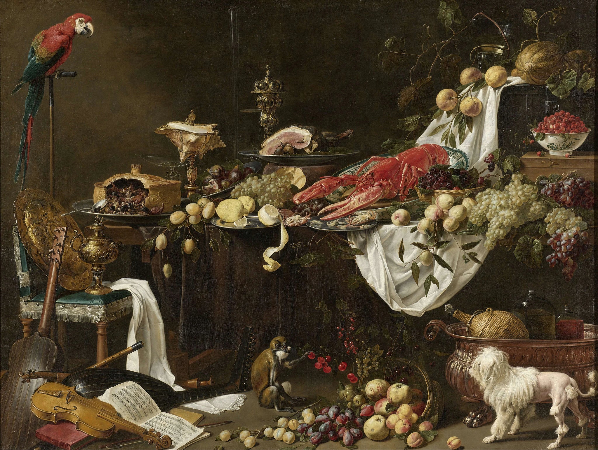 Nature morte voyante - Adriaen van Utrecht