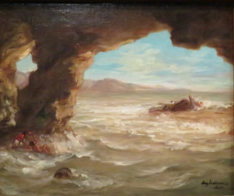 Naufrage à la côte - Eugène Delacroix