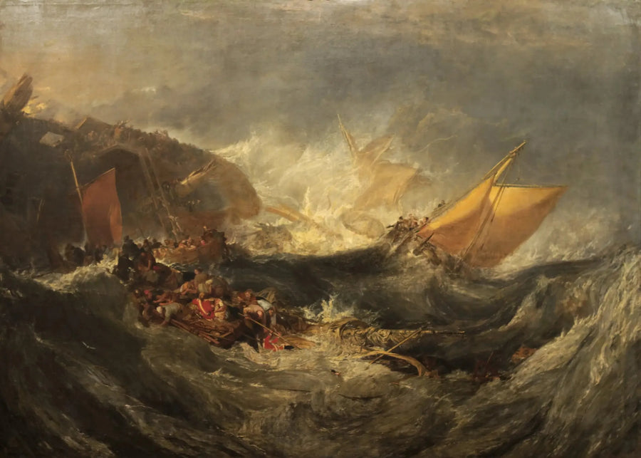 Naufrage d'un cargo - J. M. W. Turner