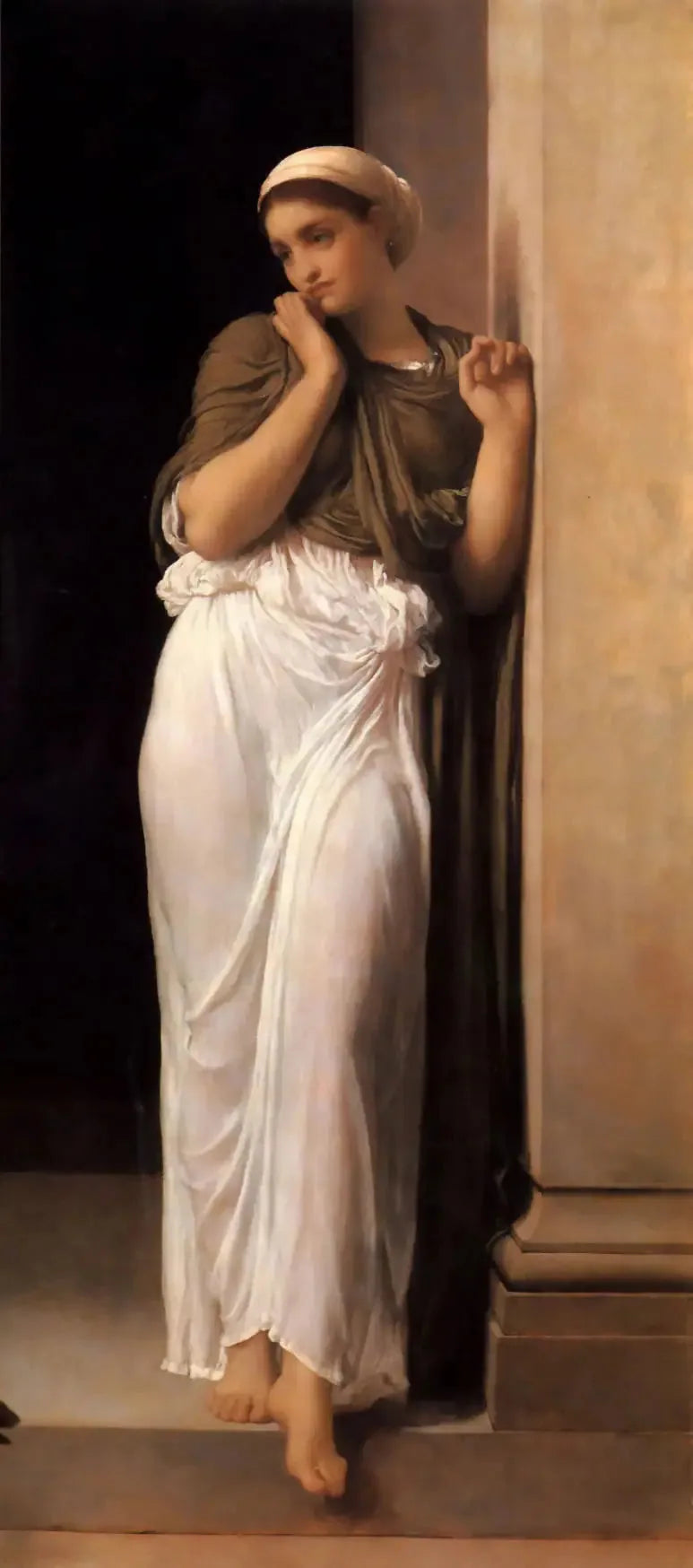 Nausicaa - Frederic Leighton image 1 copie peinte à la main à l’huile