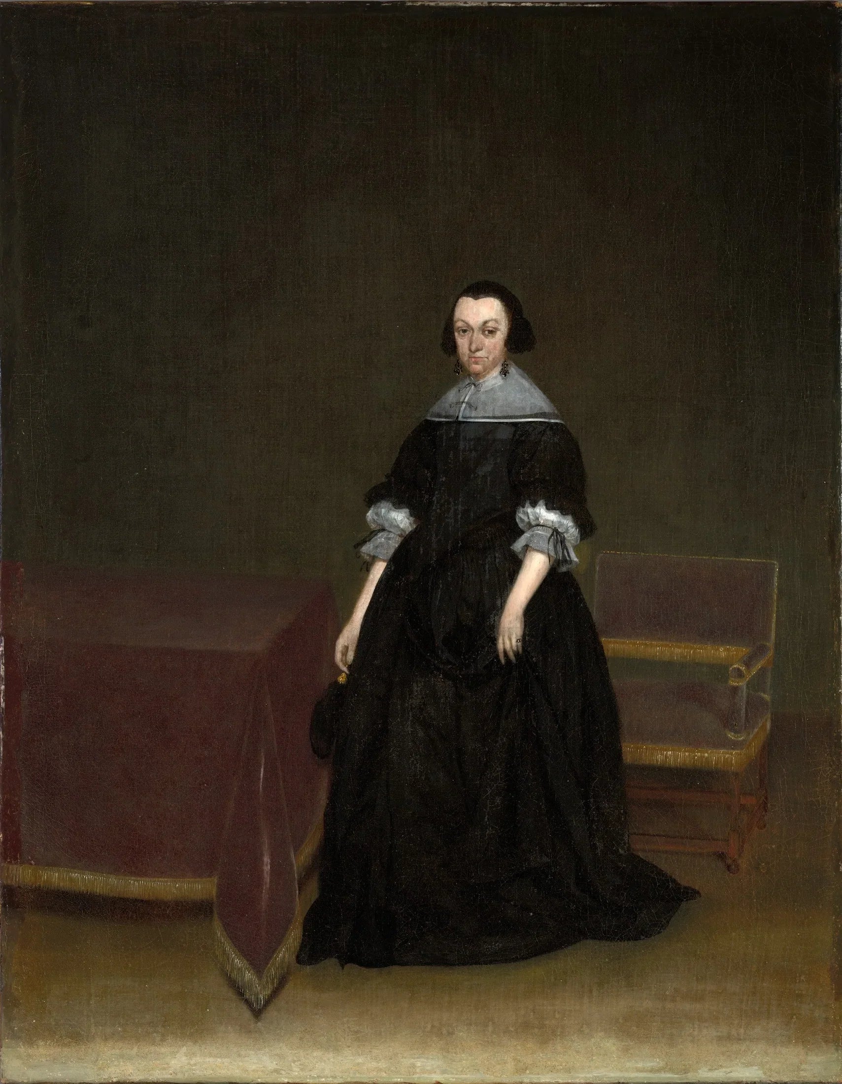 Neeltje van der Cruysse - Gerard ter Borch image 1 tableau peint à l’huile sur toile