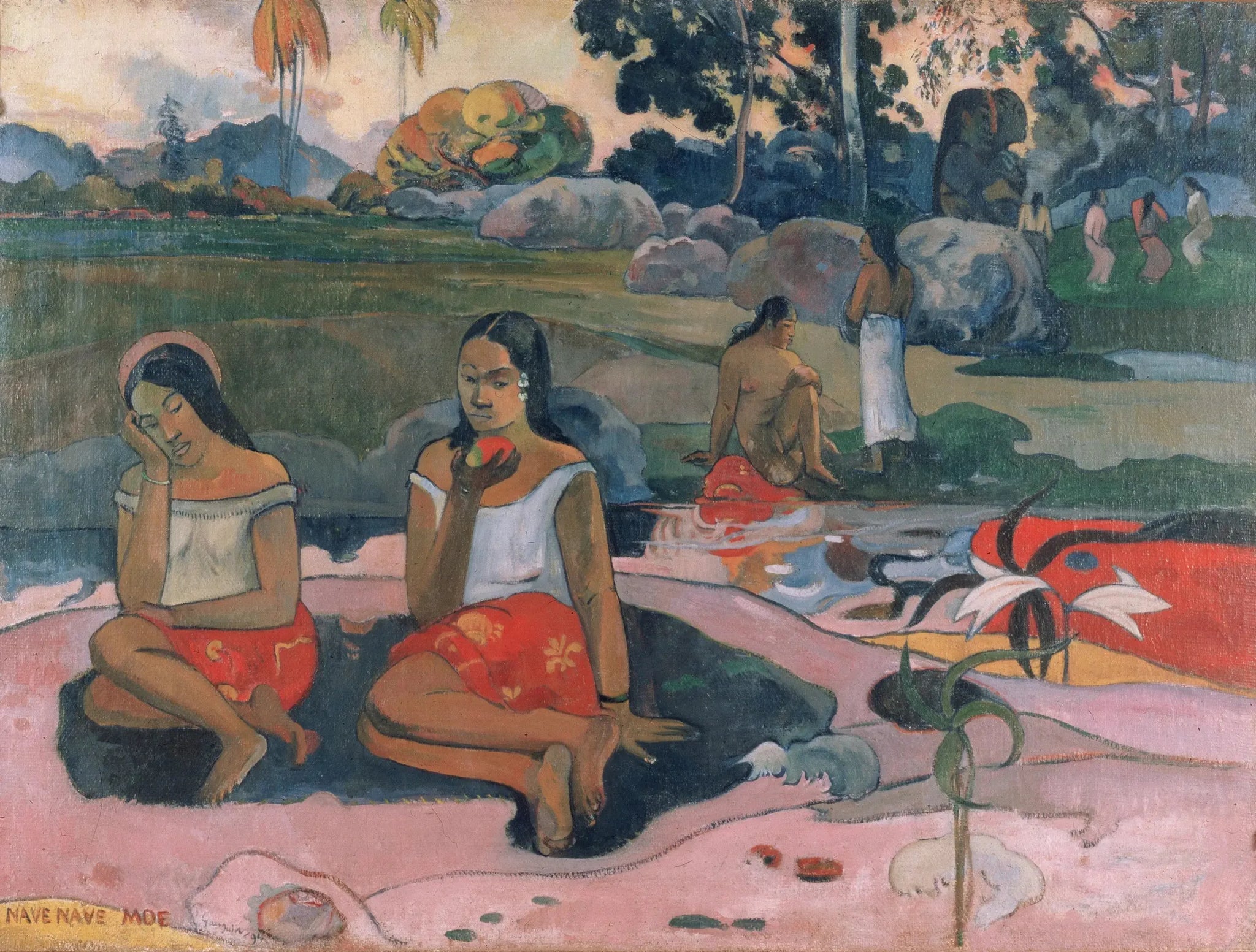 Nef nef moe - Paul Gauguin image 1 reproduction artisanale de tableau