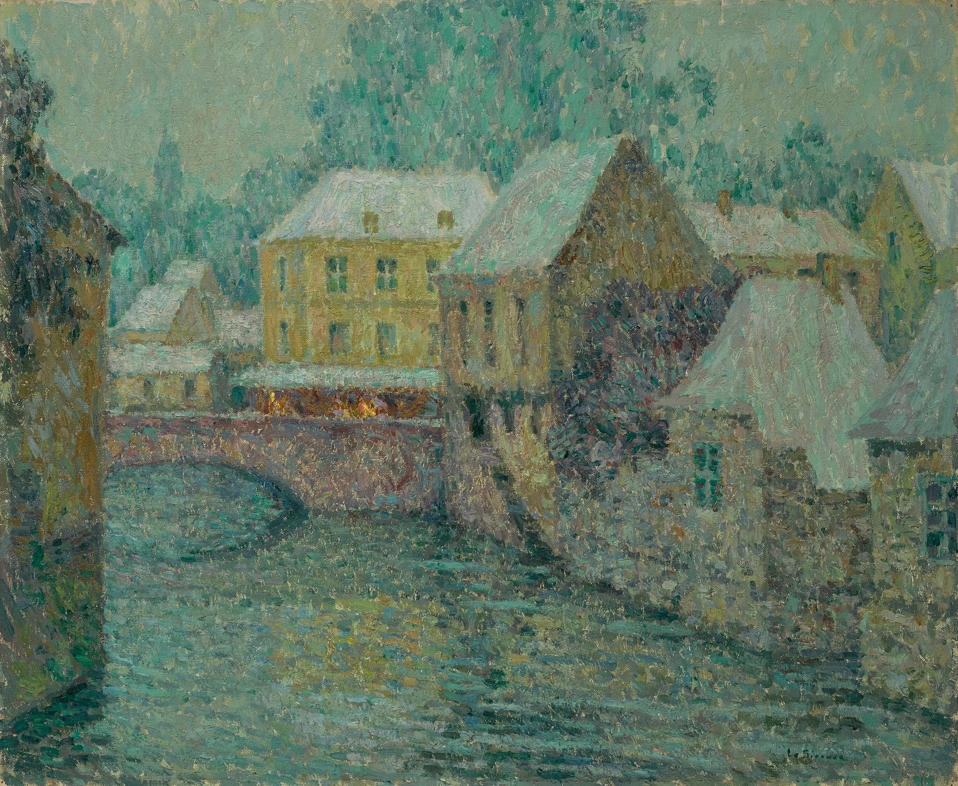 Neige - Henri Le Sidaner image 1 reproduction artisanale de tableau