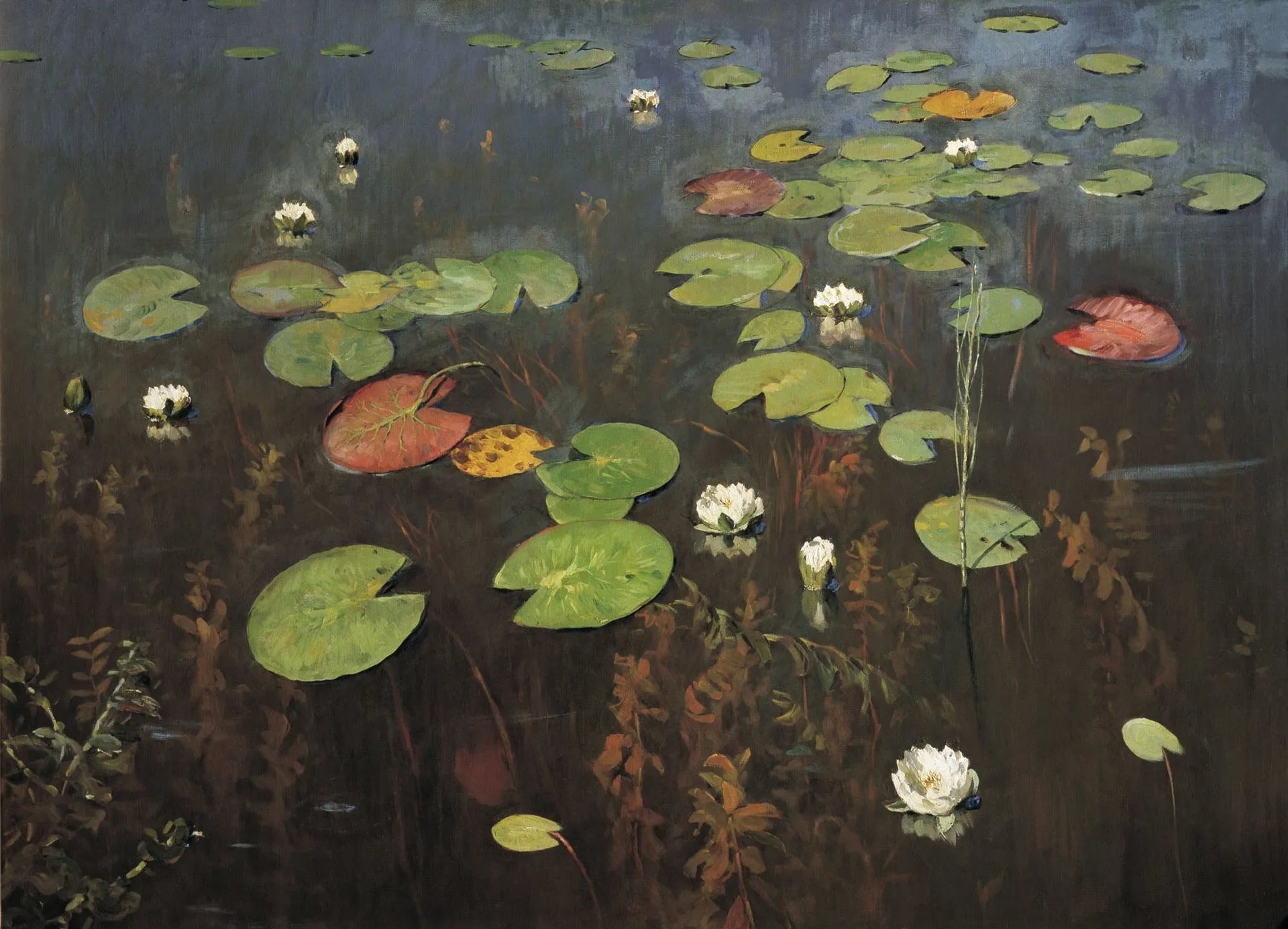 nénuphars - Isaac Levitan image 1 reproduction artisanale de tableau