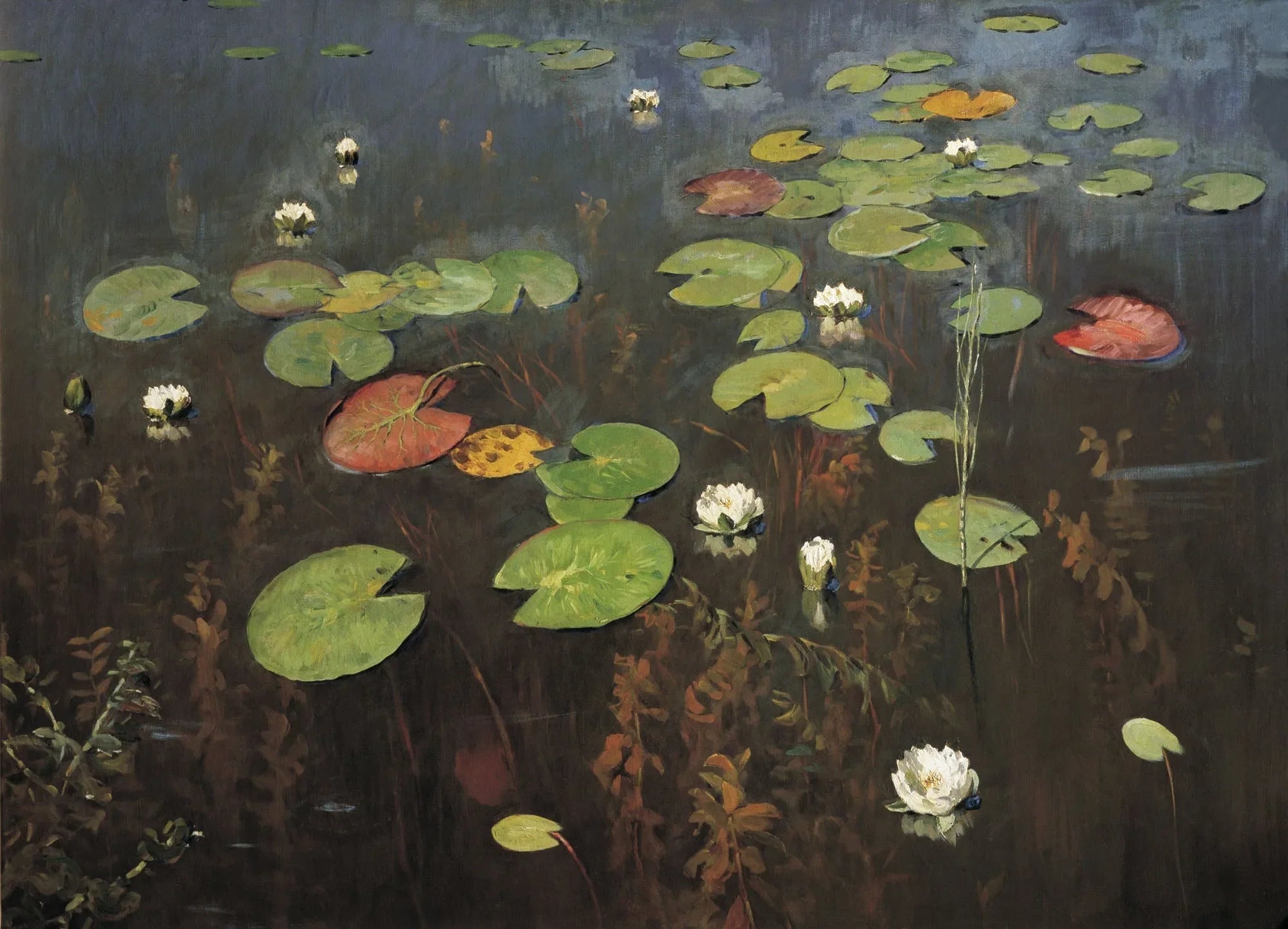 nénuphars - Isaac Levitan image 1 reproduction artisanale de tableau