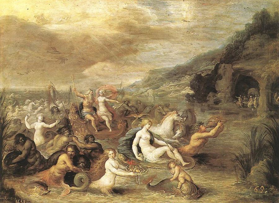 Neptune et Amphitrite - Frans II Francken
