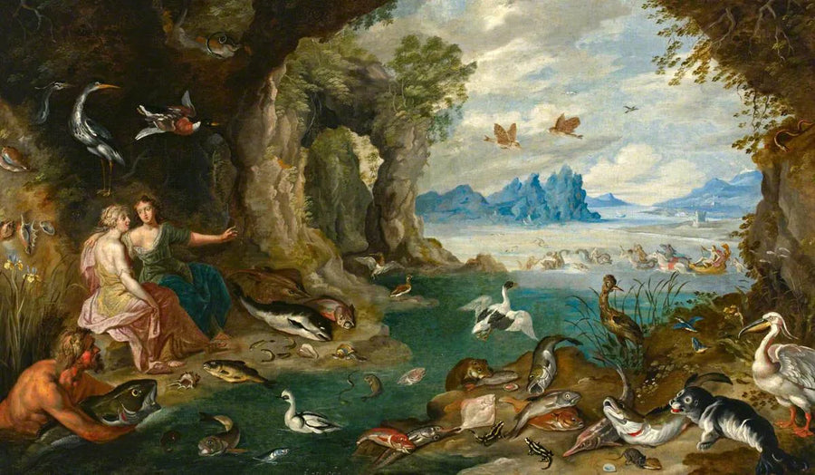 Neptune et les Poissons - Jan Brueghel l'Ancien