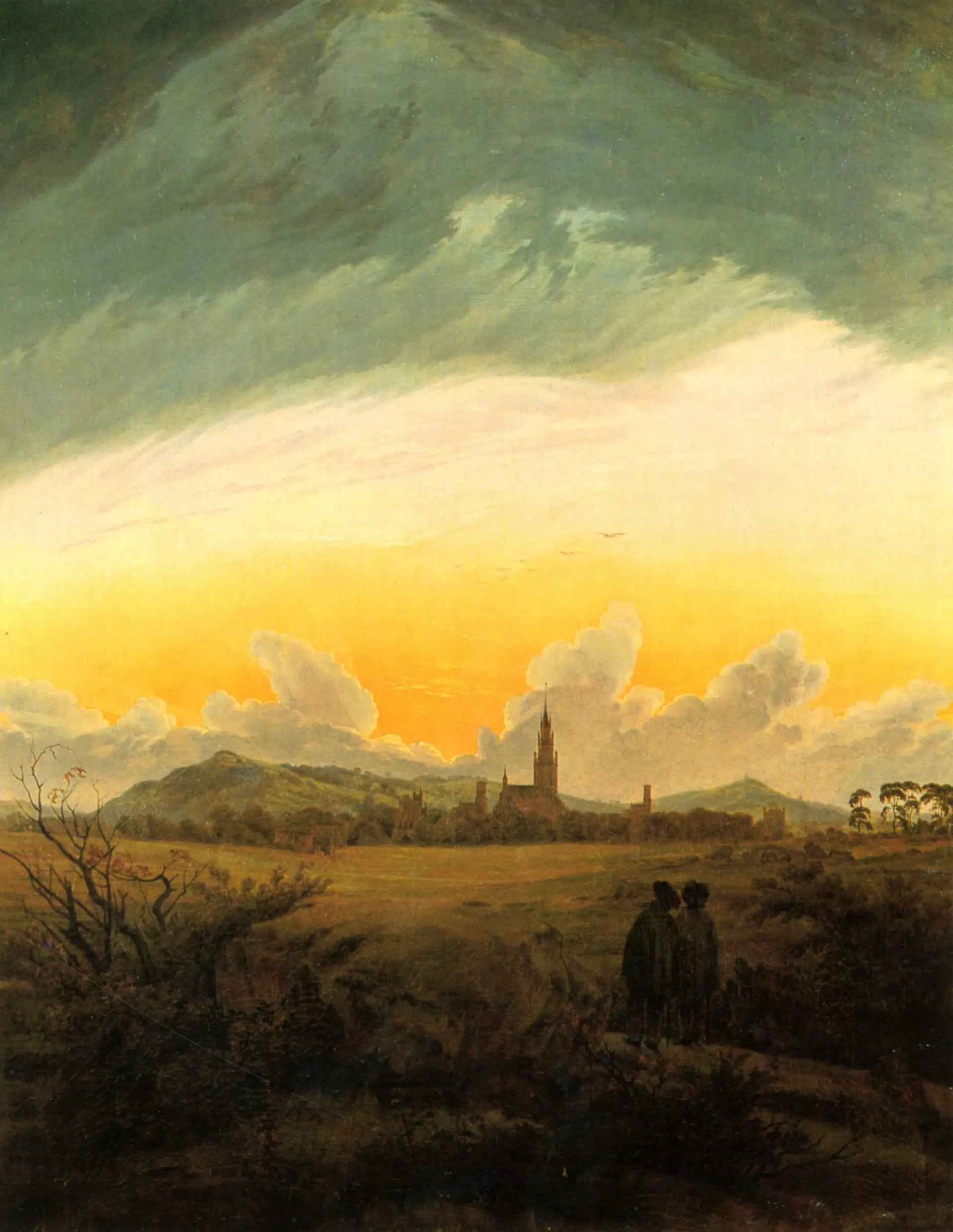 Neubrandenbourg - Caspar David Friedrich image 1 tableau peint à l’huile sur toile