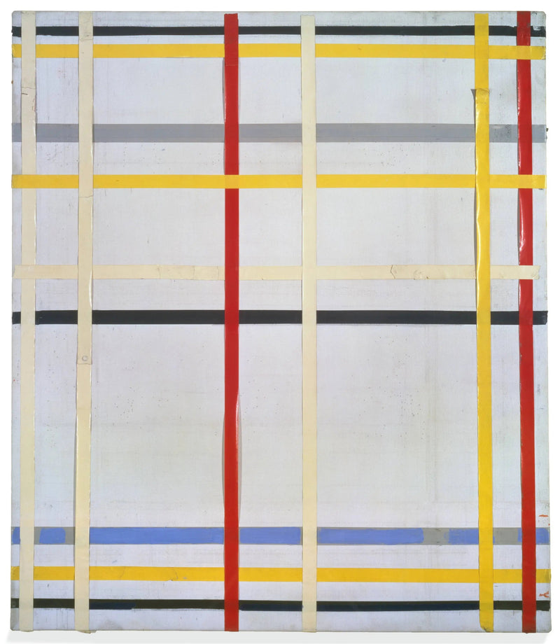 New York City 2 [inachevé, anciennement New York City III] - Piet Mondrian