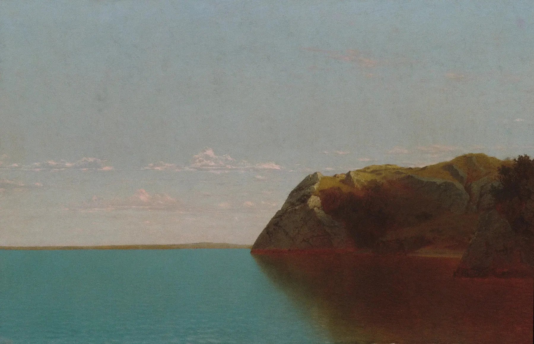 Newport Rocks - John Frederick Kensett image 1 reproduction artisanale de tableau