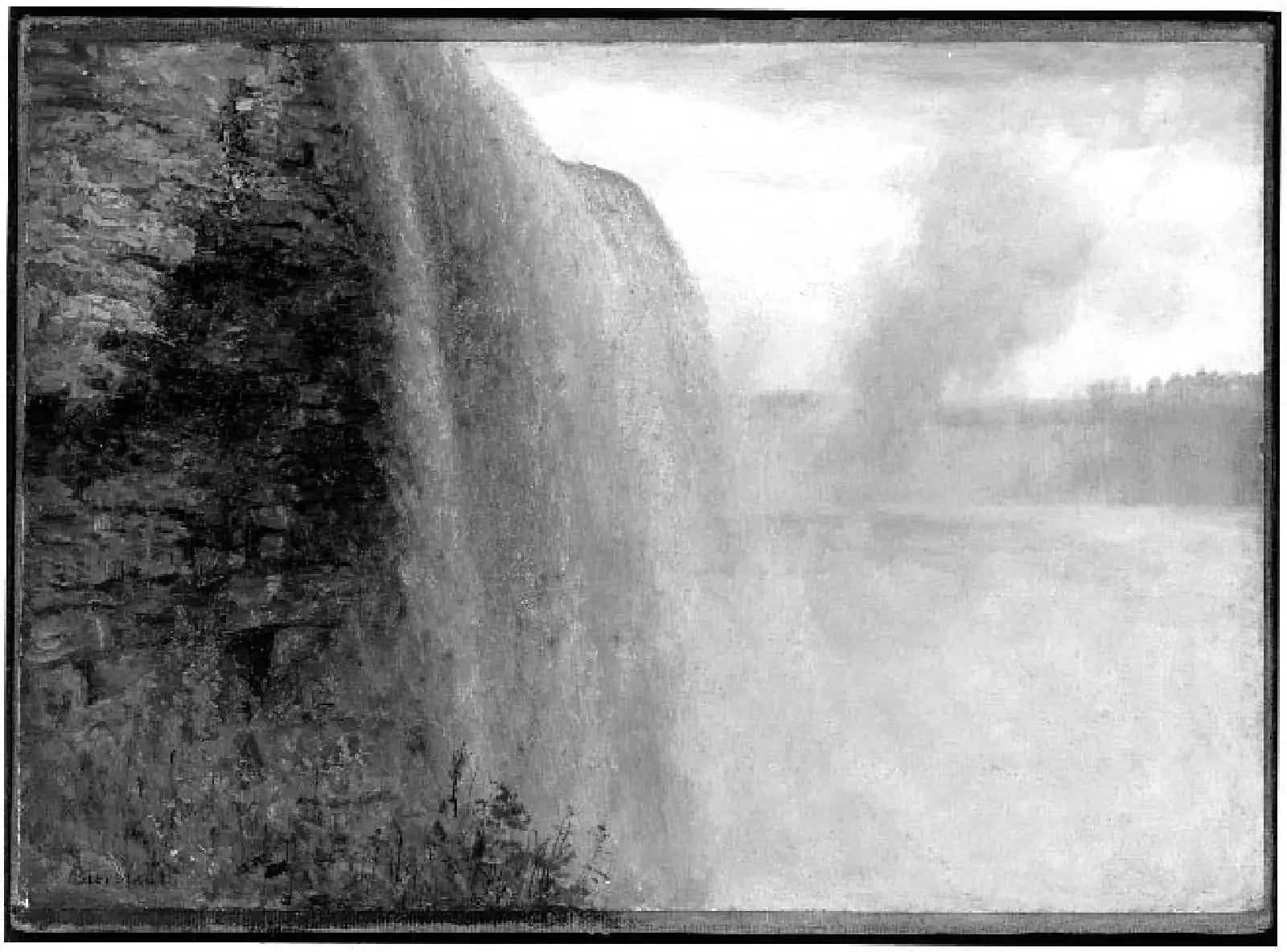 Niagara du côté américain - Albert Bierstadt image 1 tableau peint à l’huile sur toile