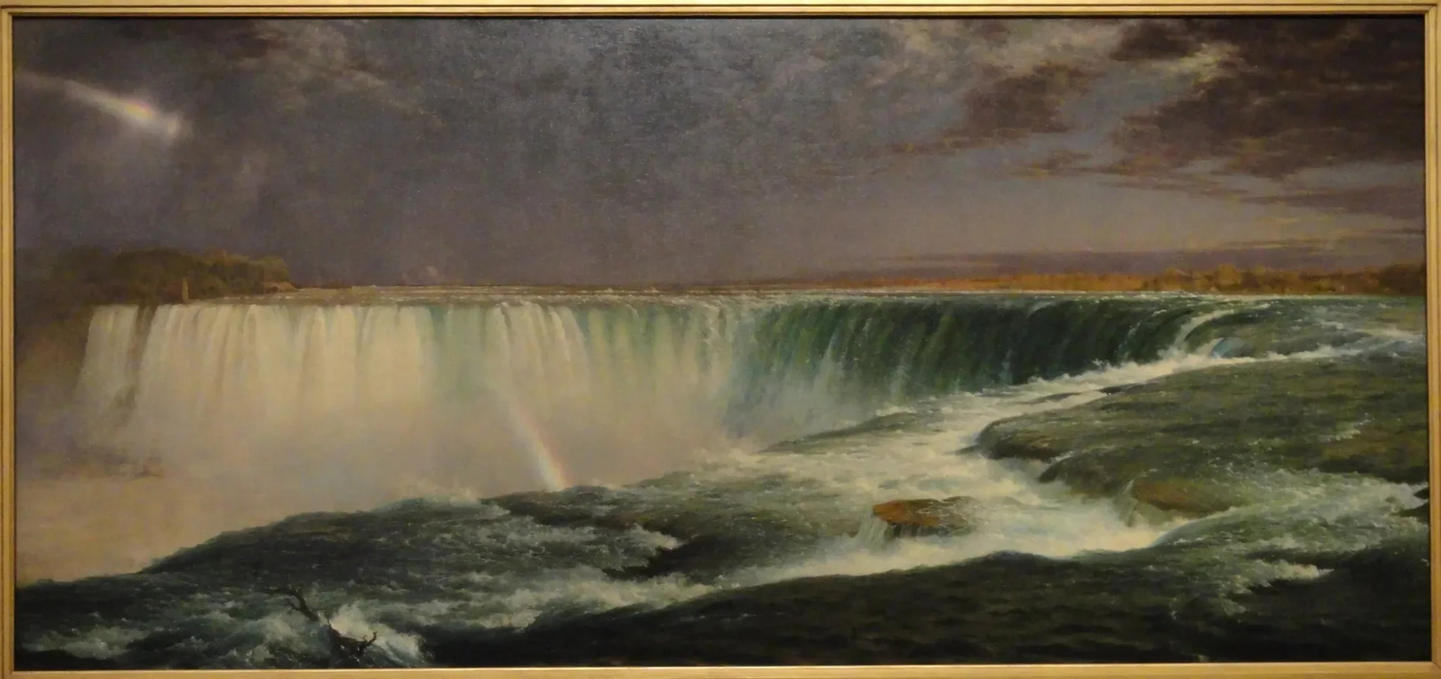 Niagara - Frederic Edwin Church image 1 copie de tableau peinte à la main