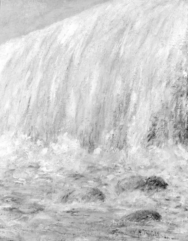 Niagara - John Henry Twachtman image 1 reproduction de peinture à l’huile