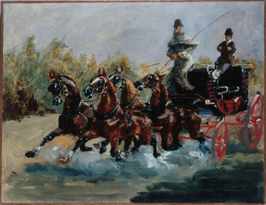 Nice, souvenir de la promenade des Anglais - Henri de Toulouse-Lautrec