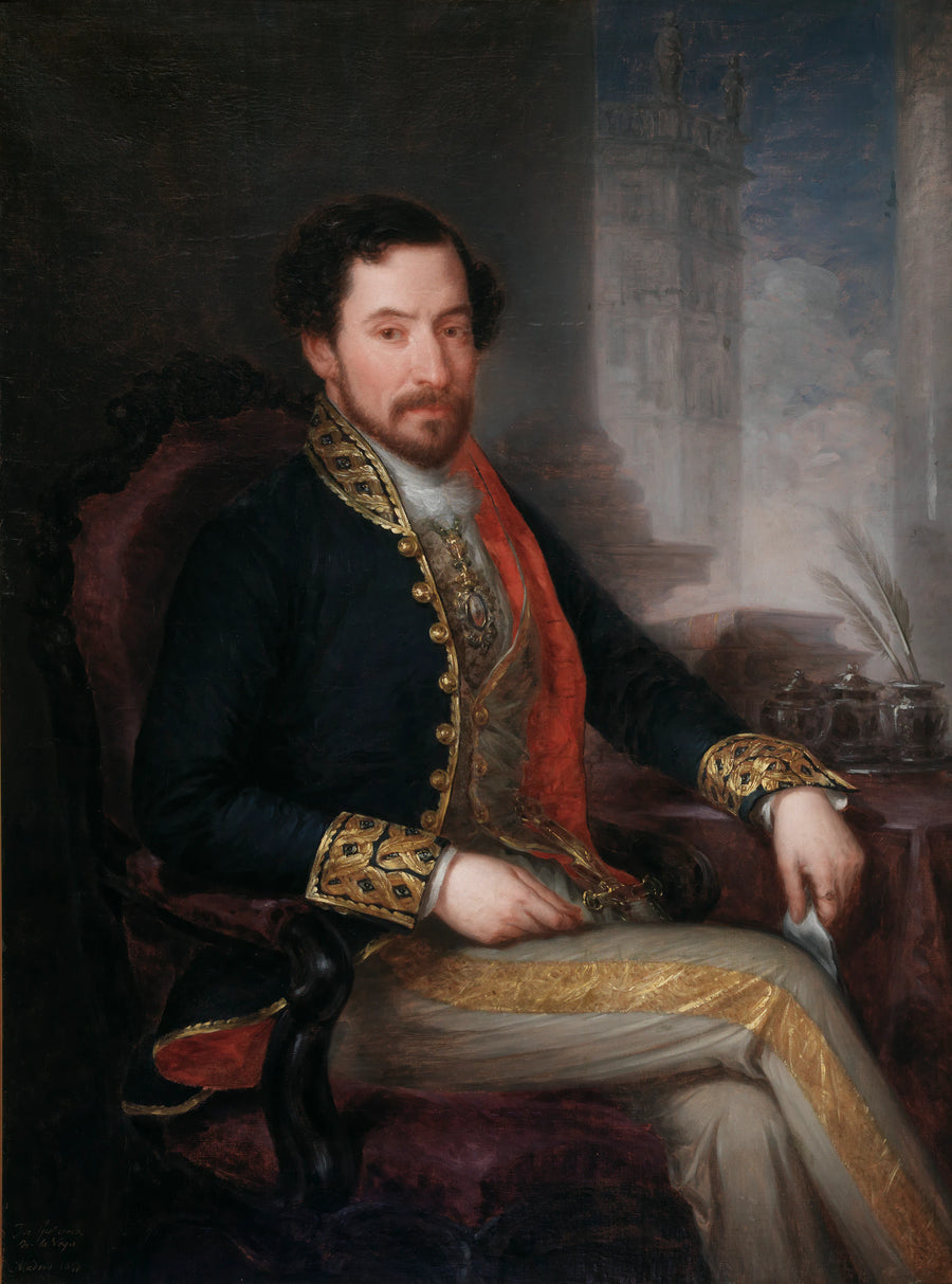 Nicomedes Pastor Díaz Ministre du Commerce, de l'Instruction et des Travaux publics - José Gutiérrez de la Vega