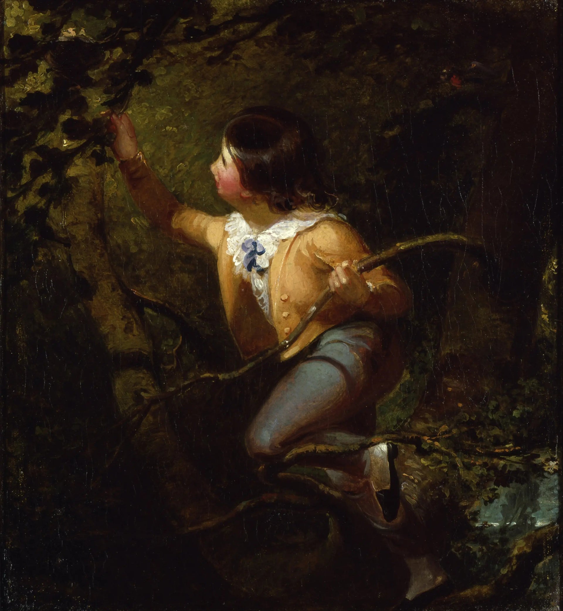 Nidification des oiseaux - Emanuel Leutze image 1 copie peinte à la main à l’huile