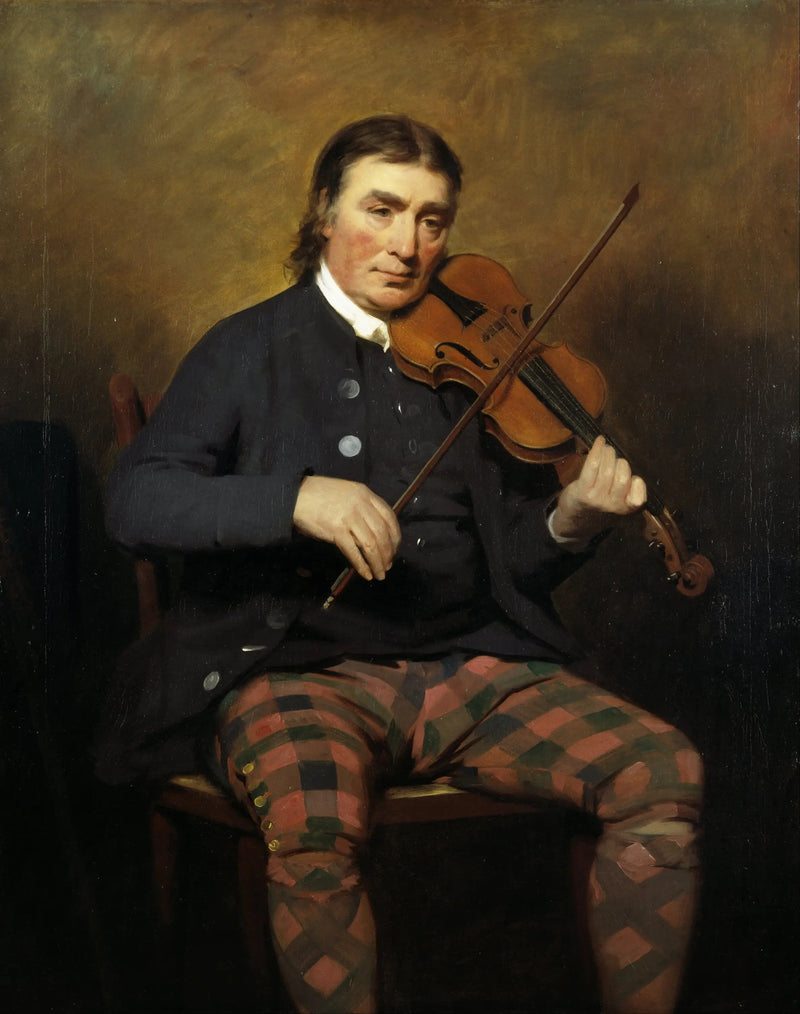 Niel Gow, 1727 - 1807. Violoniste et compositeur - Henry Raeburn
