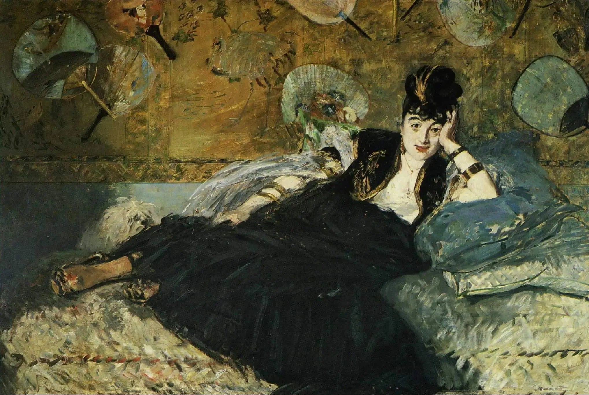 Nina de Callais - Édouard Manet image 1 reproduction artisanale de tableau