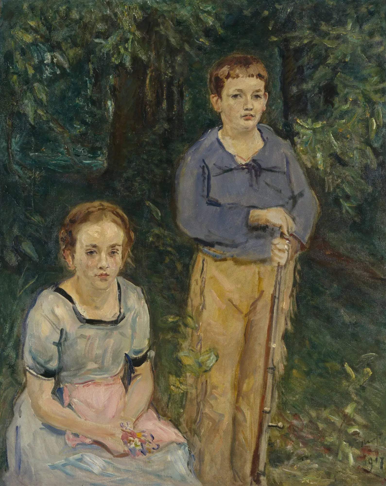 Nina und Wolfgang Slevogt - Max Slevogt image 1 tableau peint à l’huile sur toile