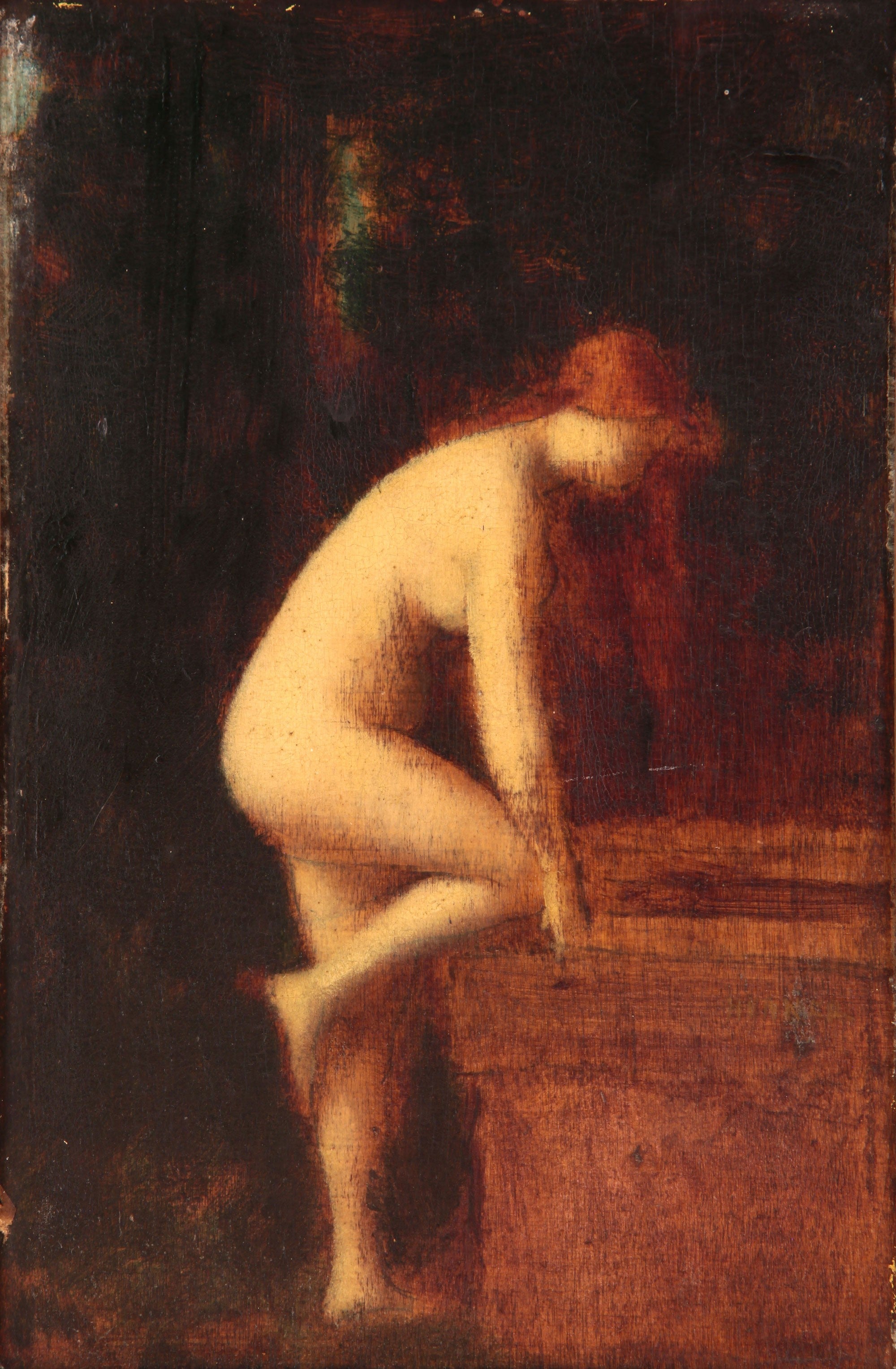 Ninfa - Jean-Jacques Henner image 1 copie peinte à la main à l’huile