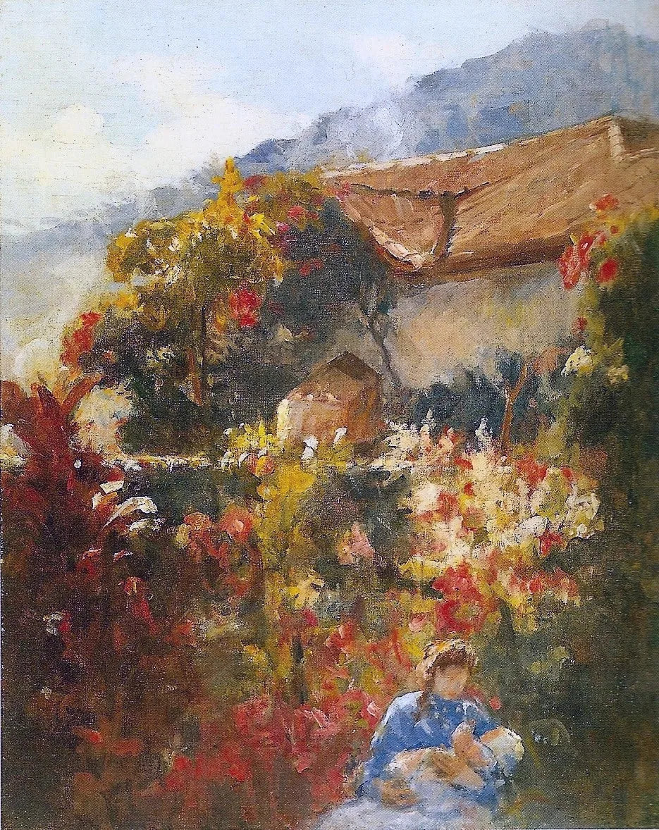 No Meu Jardim - Eliseu Visconti image 1 reproduction réalisée par Alpha Reproduction