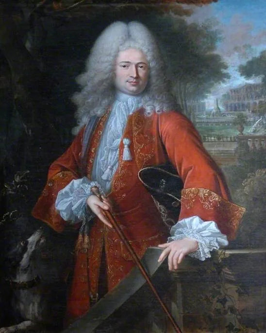 Noble, époque de Louis XIV - Nicolas de Largillière image 1 reproduction artisanale de tableau