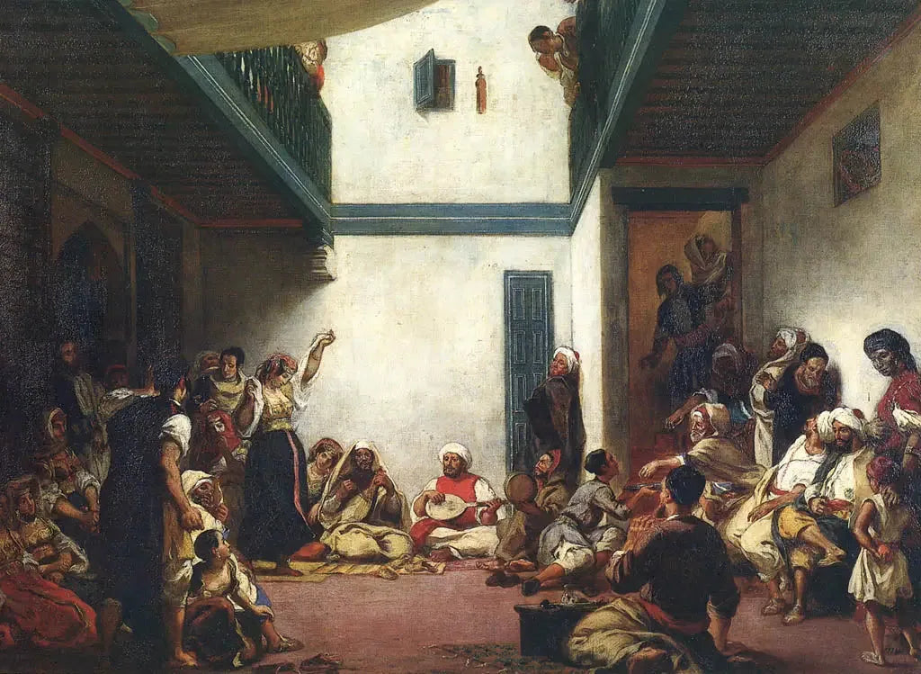 Noce juive au Maroc - Eugène Delacroix image 1 reproduction réalisée par Alpha Reproduction