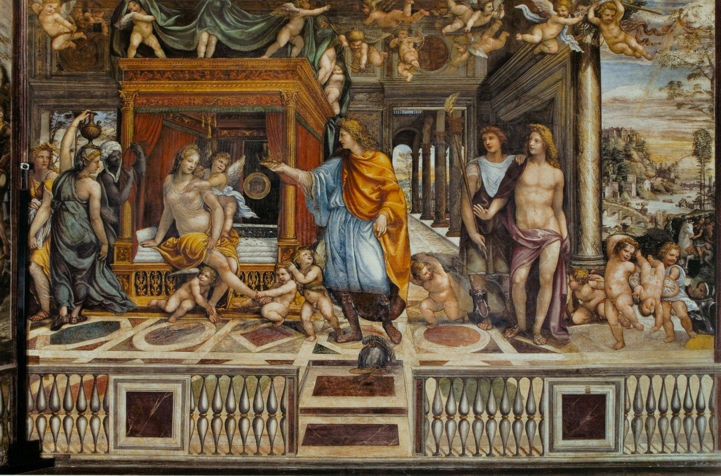 Noces d'Alexandre et de Roxane - Il Sodoma (Giovanni Antonio Bazzi) image 1 reproduction d’œuvre d’art à l’huile