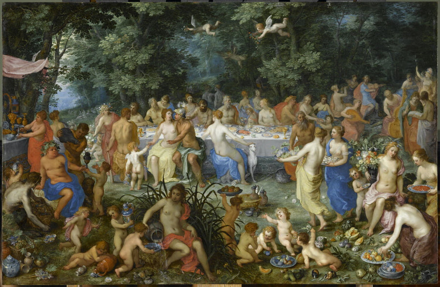 Les Noces de Thétis et de Pélée avec Apollon et le concert des Muses - Jan I Brueghel
