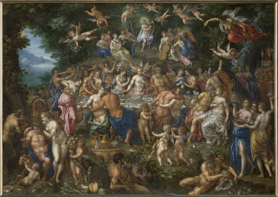 Les Noces de Thétis et de Pélée avec Apollon et le concert des Muses, ou Le Festin des dieux - Hendrick de Clerck