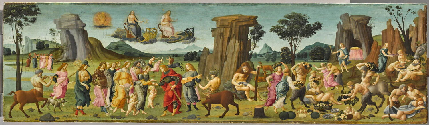 Les Noces de Thétis et de Pélée - Bartolomeo di Giovanni