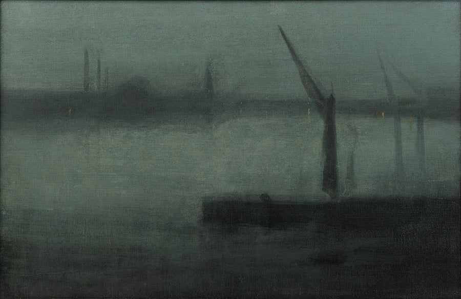 Nocturne : Bleu et Argent — Battersea Reach - James Abbott McNeill Whistler