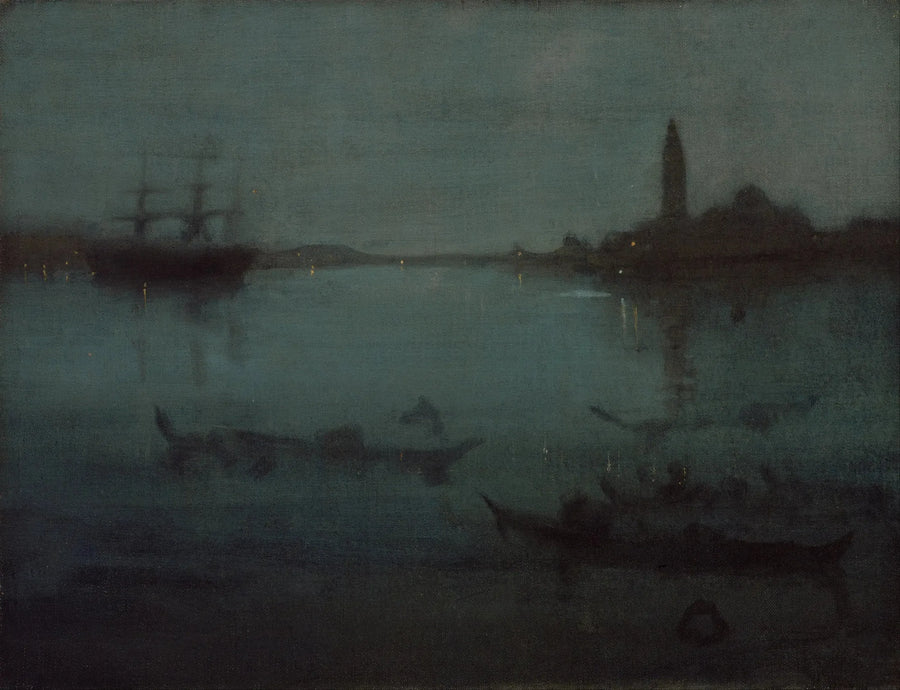 Nocturne en bleu et argent : La lagune, Venise - James Abbott McNeill Whistler