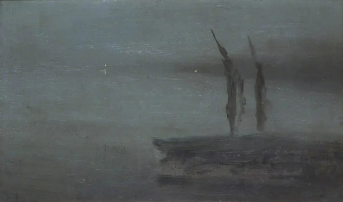 Nocturne - James Abbott McNeill Whistler image 1 copie de tableau peinte à la main