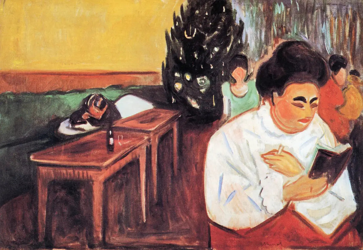 Noël au bordel - Edvard Munch image 1 tableau peint à l’huile sur toile
