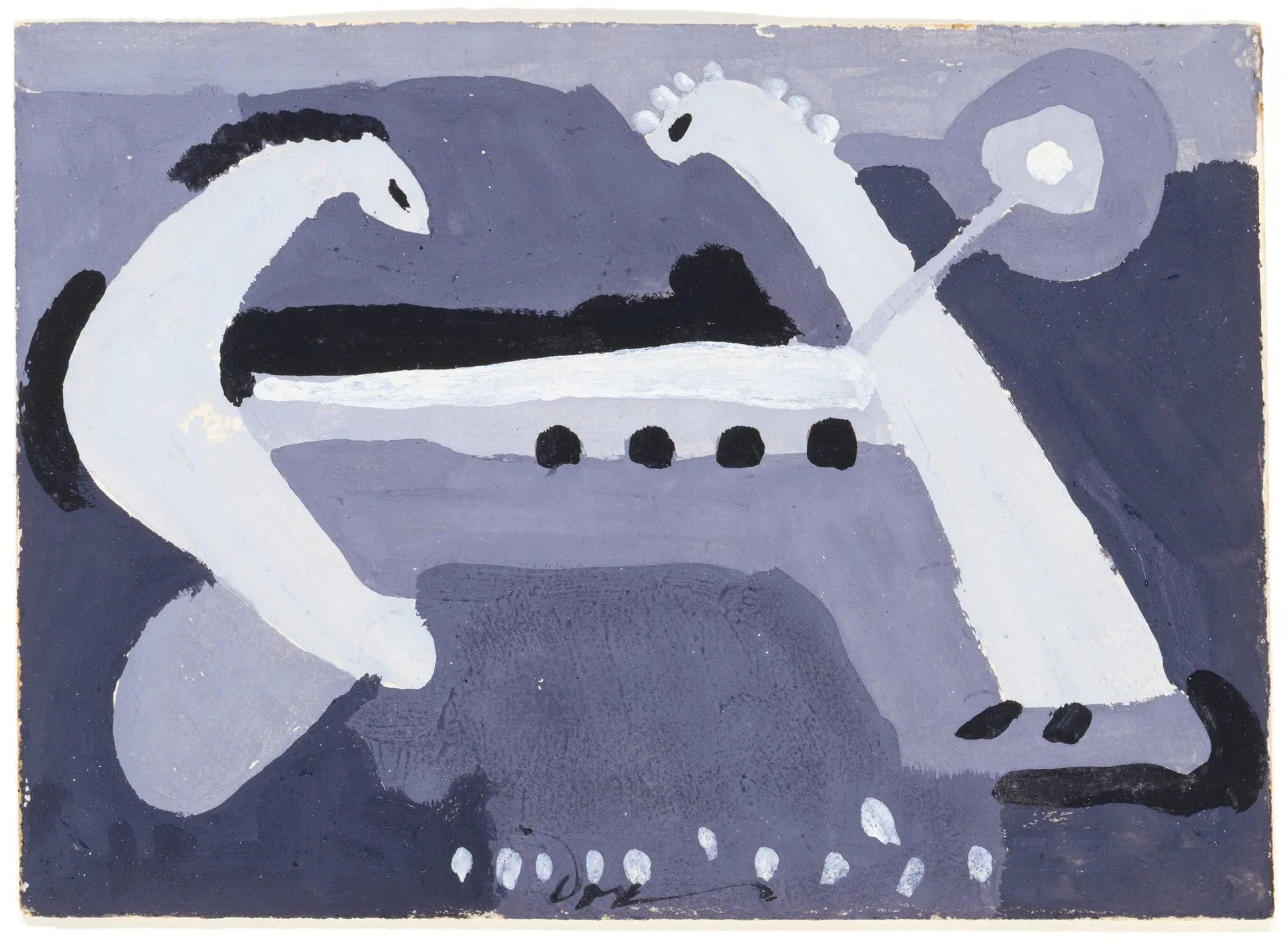Noir et blanc - Arthur Dove image 1 reproduction réalisée par Alpha Reproduction