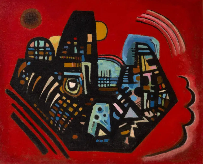 Noir-Rouge - Vassily Kandinsky
