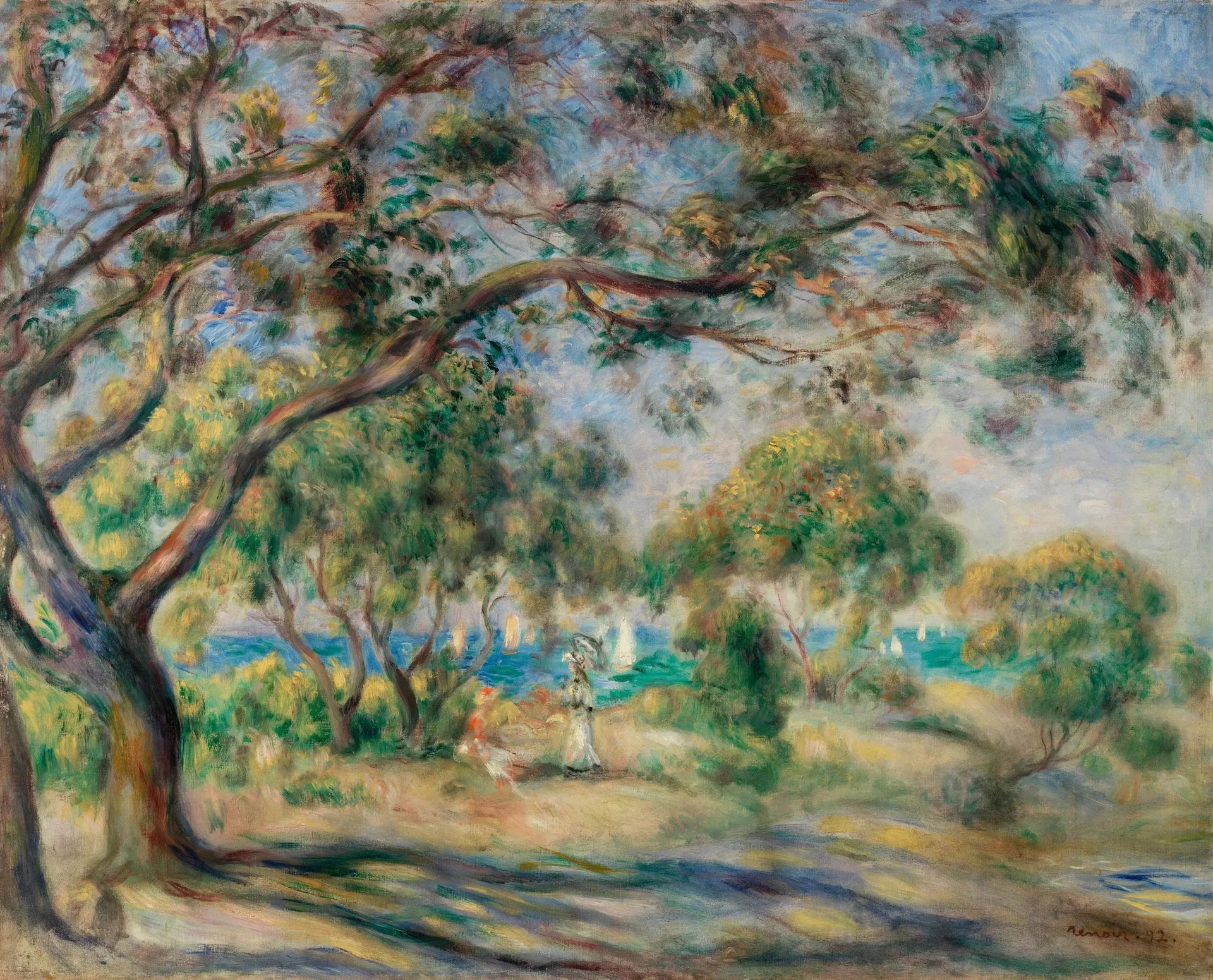 Noirmoutier - Pierre-Auguste Renoir image 1 tableau peint à l’huile sur toile