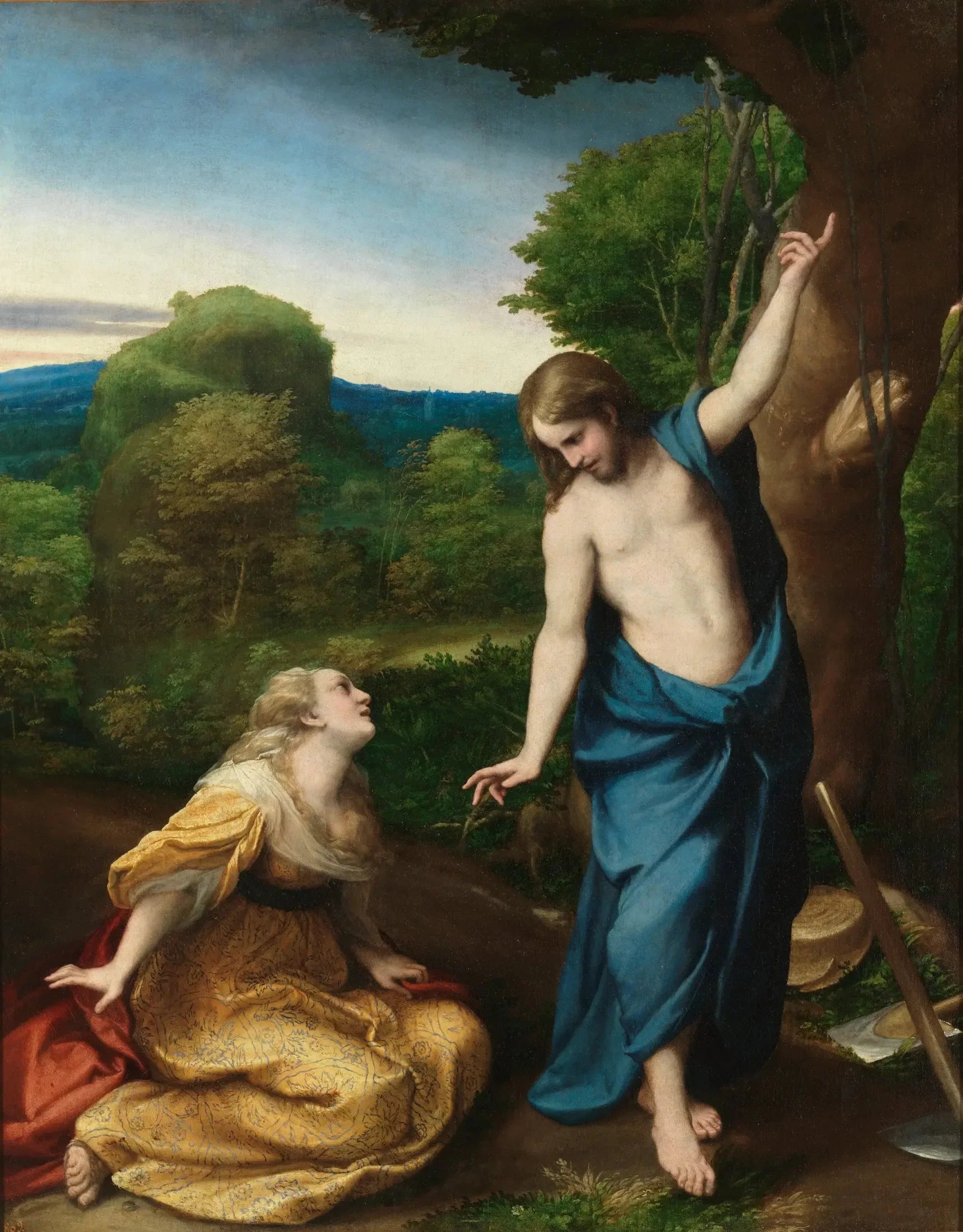 Noli me tangere - Antonio da Correggio image 1 reproduction artisanale de tableau