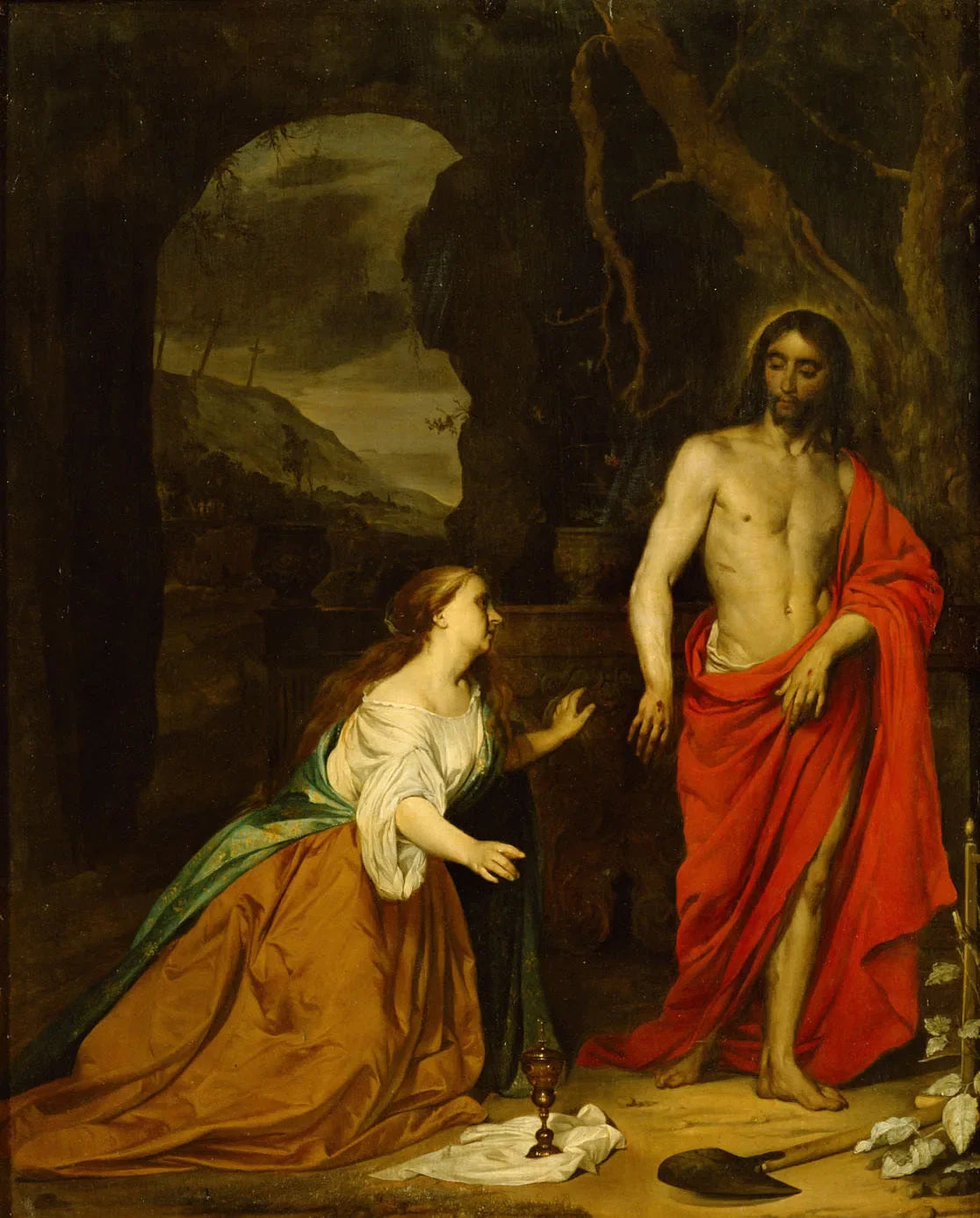 Noli me tangere - Gabriel Metsu image 1 reproduction artisanale de tableau