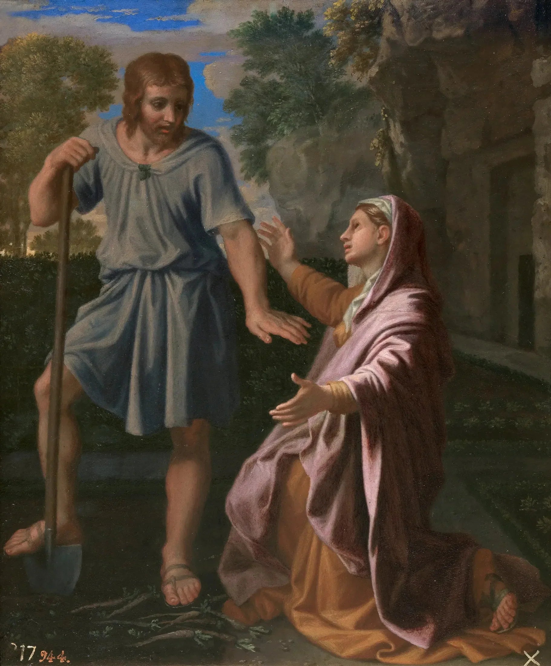 Noli me tangere - Nicolas Poussin image 1 reproduction de peinture à l’huile
