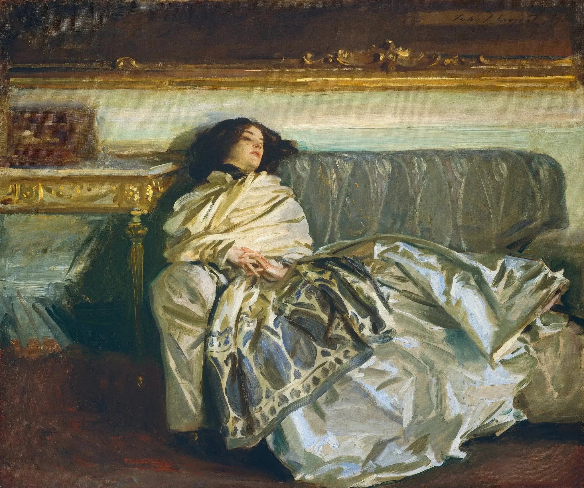 Nonchaloir - John Singer Sargent image 1 reproduction artisanale de tableau
