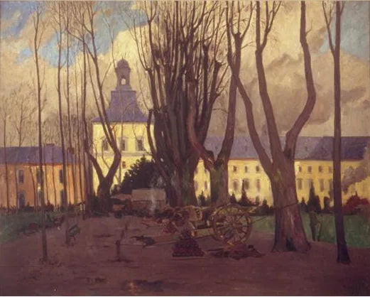 Nos armes à l'université de Bonn - Maurice Galbraith Cullen image 1 reproduction d’œuvre d’art à l’huile