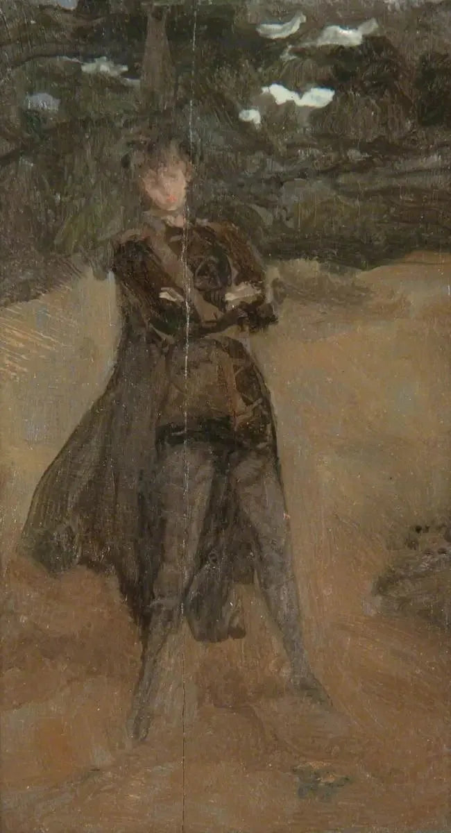 Note en vert et marron : Orlando à Coombe - James Abbott McNeill Whistler image 1 reproduction d’œuvre d’art à l’huile