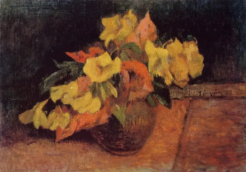 Œnothères dans un vase - Paul Gauguin