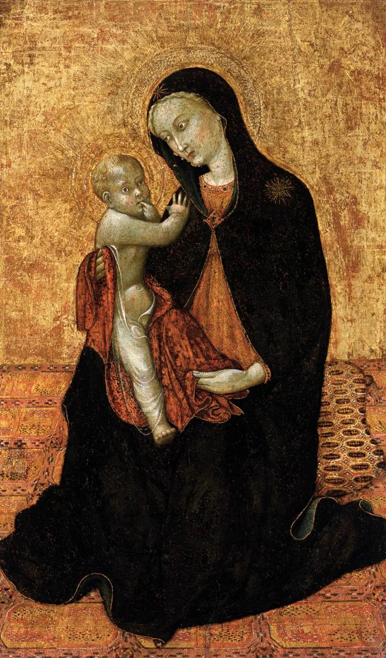 Notre-Dame de l'Humilité - Sassetta image 1 reproduction de peinture à l’huile