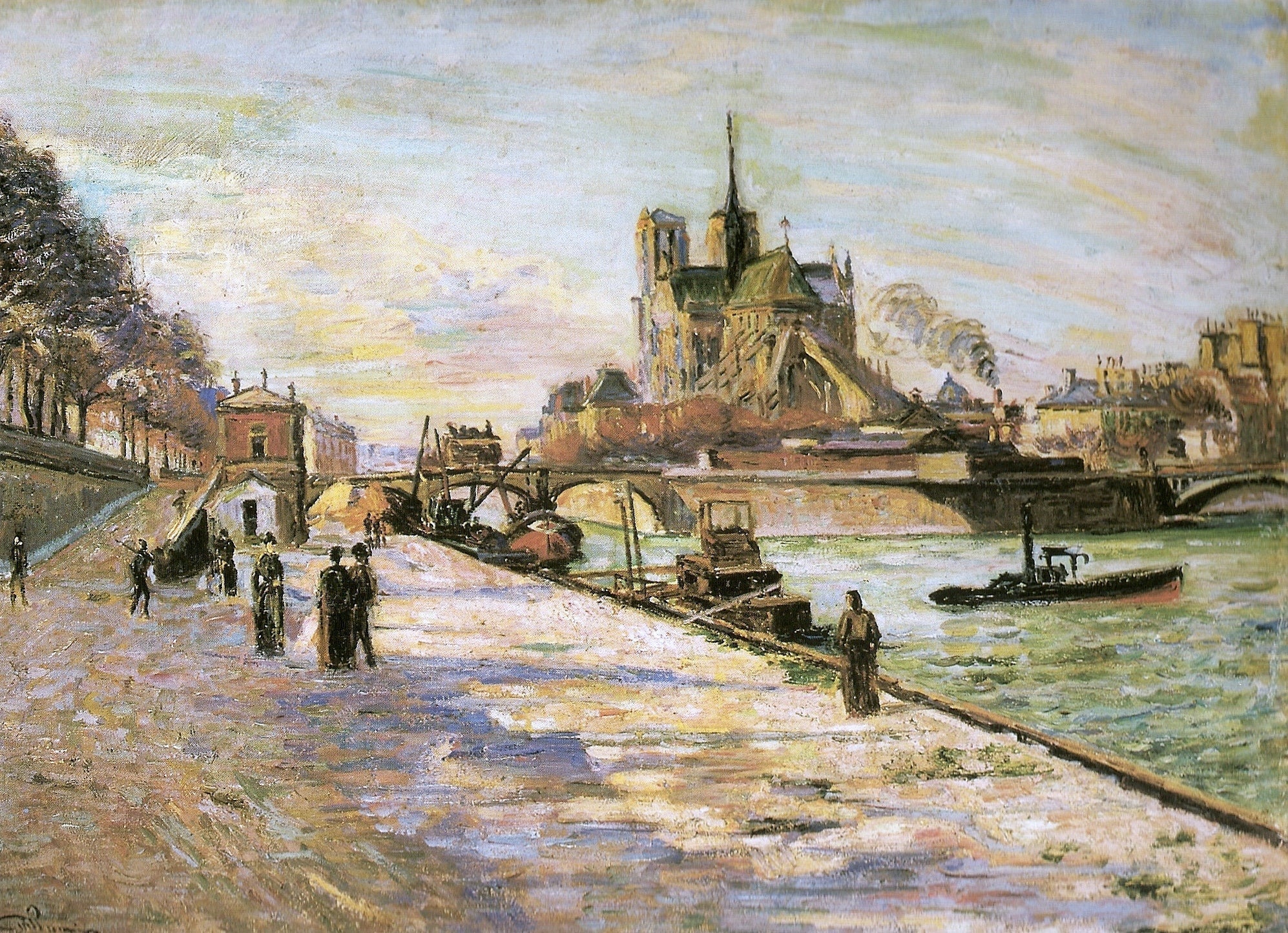 Notre Dame de Paris - Armand Guillaumin image 1 reproduction d’œuvre d’art à l’huile